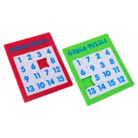 Gioco del 15 8,6x10,5cm 2col di Globo