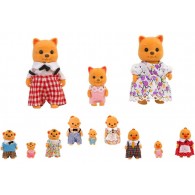 Famiglia Animali Floccati Vestiti 3pz 4ass di Globo