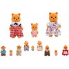 Famiglia Animali Floccati Vestiti 3pz 4ass di Globo