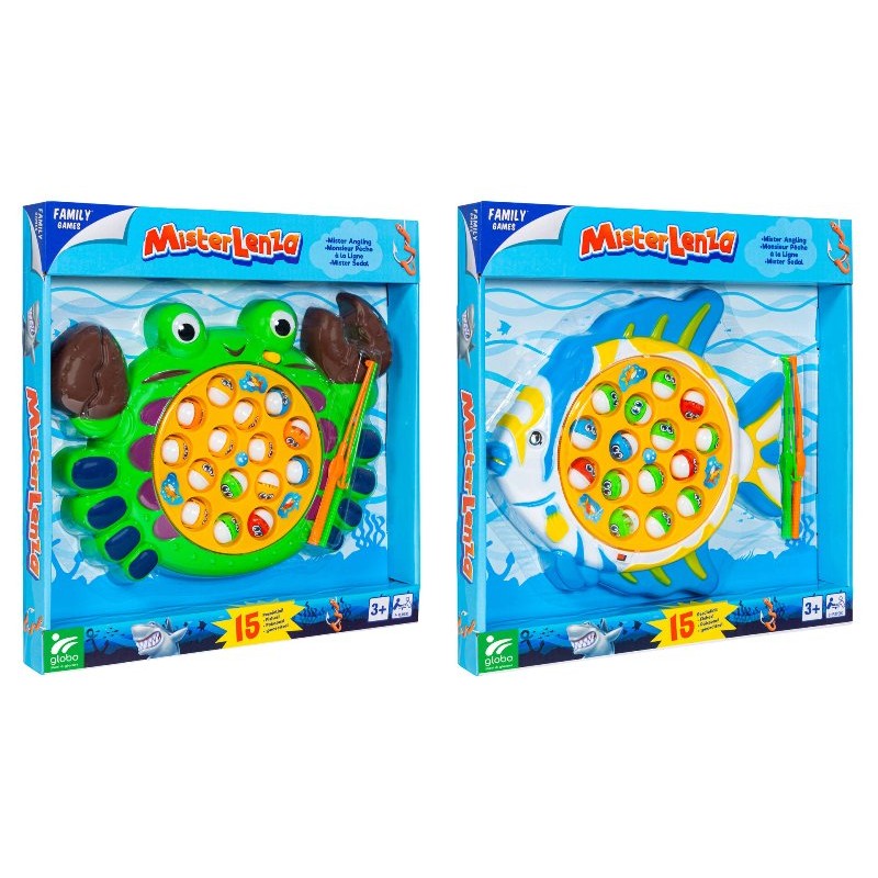Gioco Pesca B/O C/15 Pesci 2 Ass. di Globo