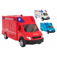 Furgone Frizione Polizia/Ambul/Pompieri L/S T-Me di Globo
