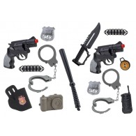 Set Gioco Polizia C/Pistola/Accessori 2ass di Globo
