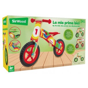 Bicicletta in Legno 2 Col. Assortiti di Globo
