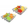 Scolapiatti C/Accessori Cucina 14pz 2col di Globo