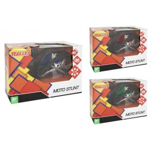 Moto R/C 2.4ghz Stunt 7 Funzioni C/Pacco Batt 3c di Globo