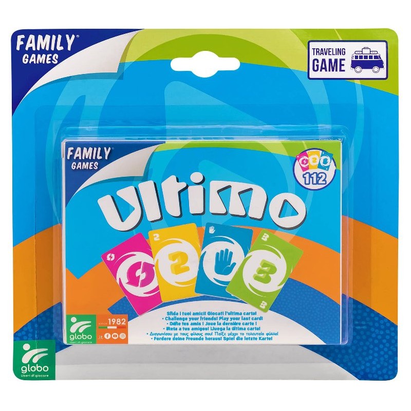 Family Games Carte da Gioco Ultimo 112 Carte di Globo