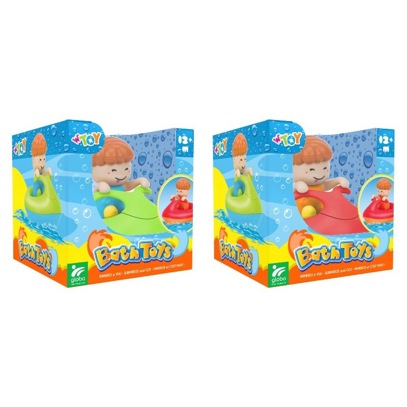 Scooter Acqua a Molla 2 Col Ass di Globo