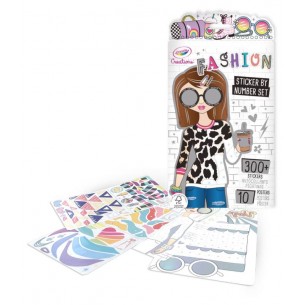 Creations Album Crea la Moda con i Numeri di Crayola