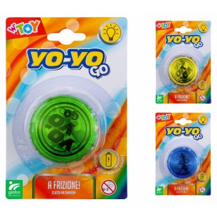 Yo-Yo a Frizione B/O C/Luci 3col di Globo