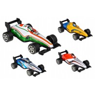 Auto Metallo Gran Prix 4 Pz Retrocarica di Globo