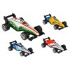 Auto Metallo Gran Prix 4 Pz Retrocarica di Globo