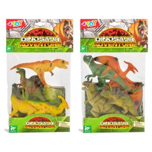 Animali Dinosauri 4pz 2 Ass. di Globo