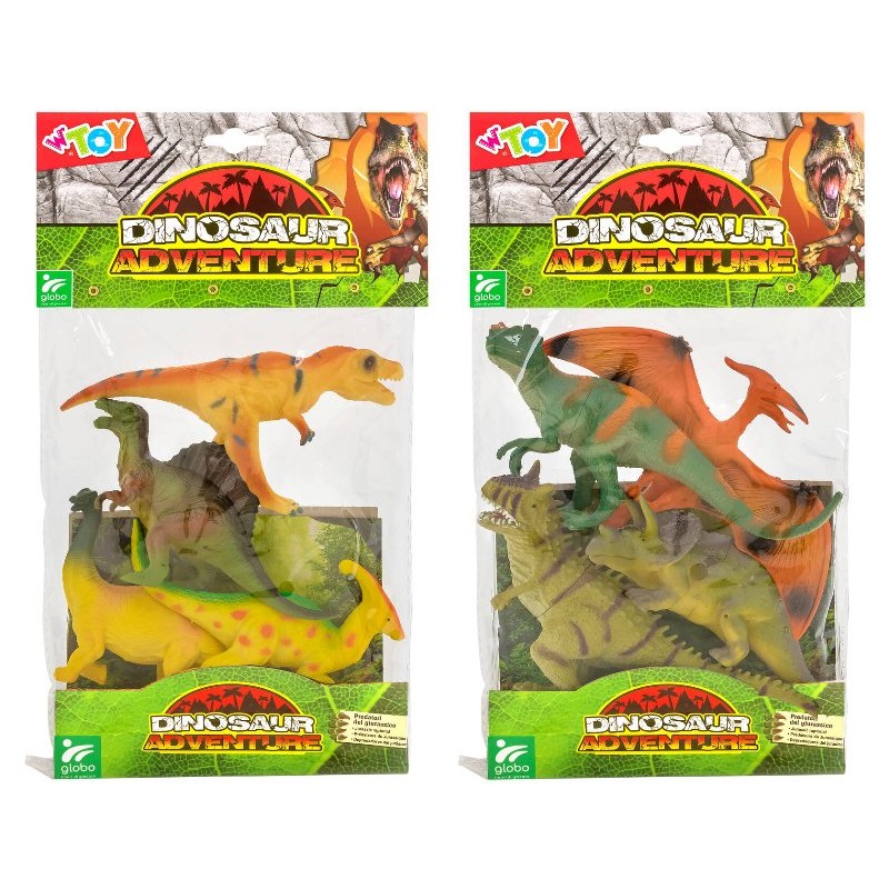 Animali Dinosauri 4pz 2 Ass. di Globo