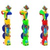 Sacca Golf C/Ruote C/3 Mazze/4 Palline 3col di Globo