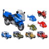 Elicottero/Fuoristrada/Moto 20cm B/O Col Ass T-M di Globo