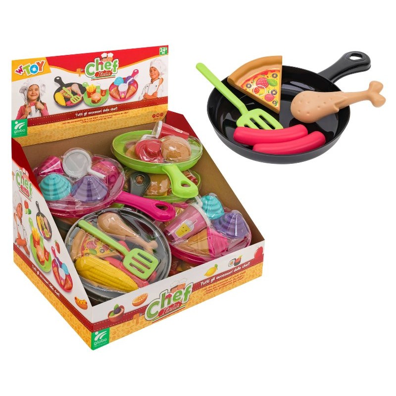 Padella 6pz 3 Ass 12pcs D/Box di Globo