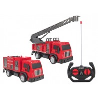 R/C Camion Pompieri Sc 1:24 C/L 27mhz Full Funct di Globo