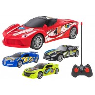 R/C Auto da Corsa Scala 1:22 3funz 27mhz 4ass. di Globo