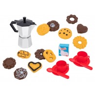 Moka Caffe' C/Biscotti/Tazzine/Acc 2ass di Globo