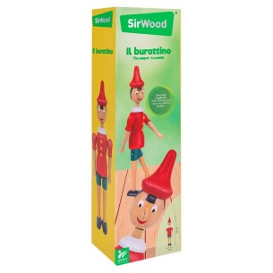 Pinocchio in Legno Cm30 di Globo