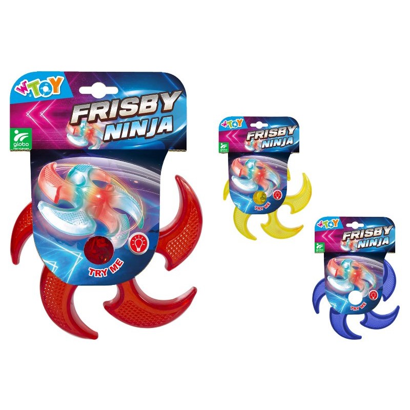 Frisby B/O con Luci Try Me 3 Col Ass di Globo