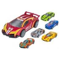 Auto Die Cast 1:43 Retrocarica 6ass 12pz D/Box di Globo