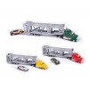 Camion Die Cast C/Auto Metallo 3 Col Ass di Globo