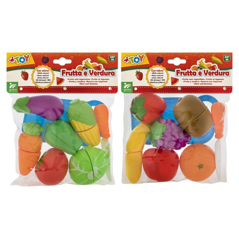 Frutta e Verdura C/Velcro 2 Ass. di Globo