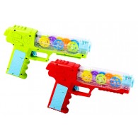 Pistola C/Ingranaggi B/O/L/S//Proiett 2 Ass Try Me di Globo