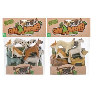 Animali Cani 5pz 2 Ass. di Globo