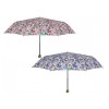 Ombrello Mini Donna Manuale Fantasia Fiori di Perletti