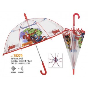 Ombrello Automatico 45 Cm Cupola Poe, Avengers di Perletti