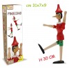 Pinocchio in Legno H. 30 Cm di Teorema