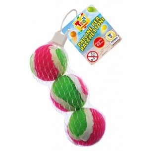Palline Racchettoni 3 Pz in Rete 4,3 Cm Diam di Teorema
