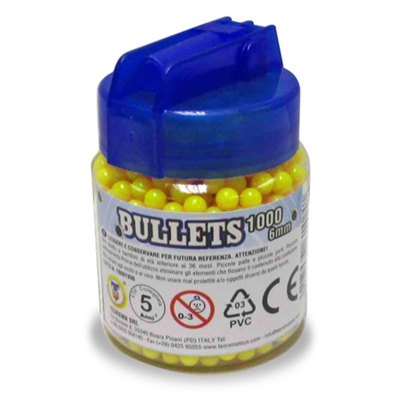 Pallini Biberon 1000 Pz 6 Mm con Dosatore H. Cm 11 di Teorema