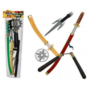 Ninjia Set Piccolo Samurai 10 Pz 3 Col. di Teorema