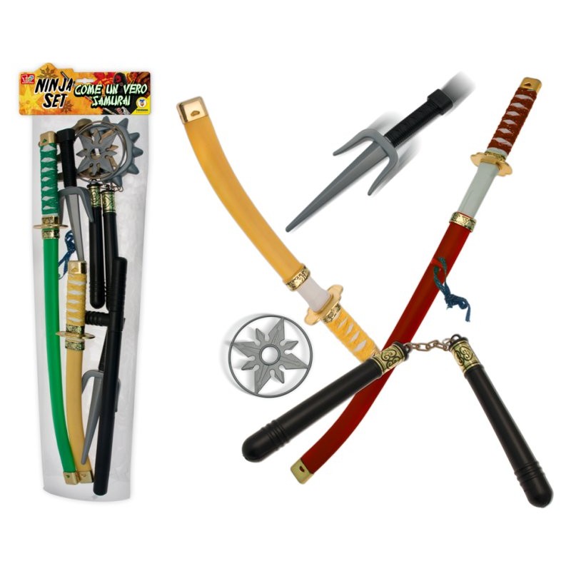 Ninjia Set Piccolo Samurai 10 Pz 3 Col. di Teorema