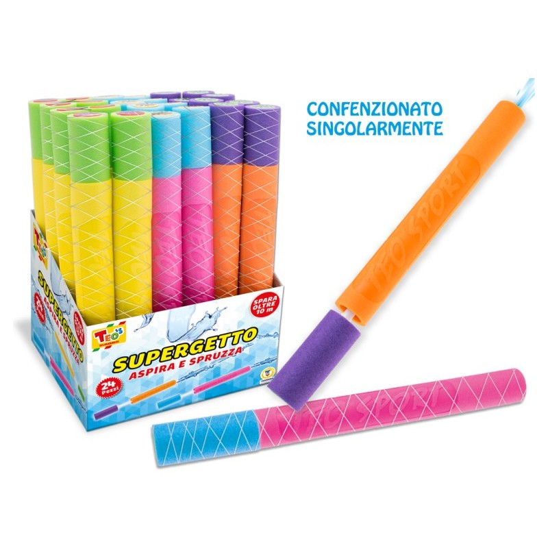 Supergetto 50cm 24pz Disp. Rete Sing 3 Col Gittata Oltre 10 Metri di Teorema