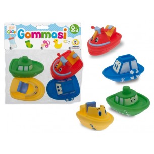 Gommosi Barchette Veicoli 4 Pz di Teorema