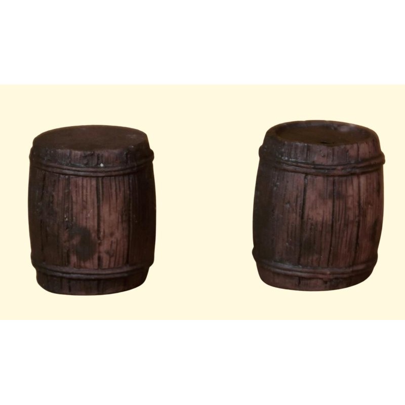 Botte in Resina Cm. 3x2,5 - Set 2 Pz di Rossi-Rosa