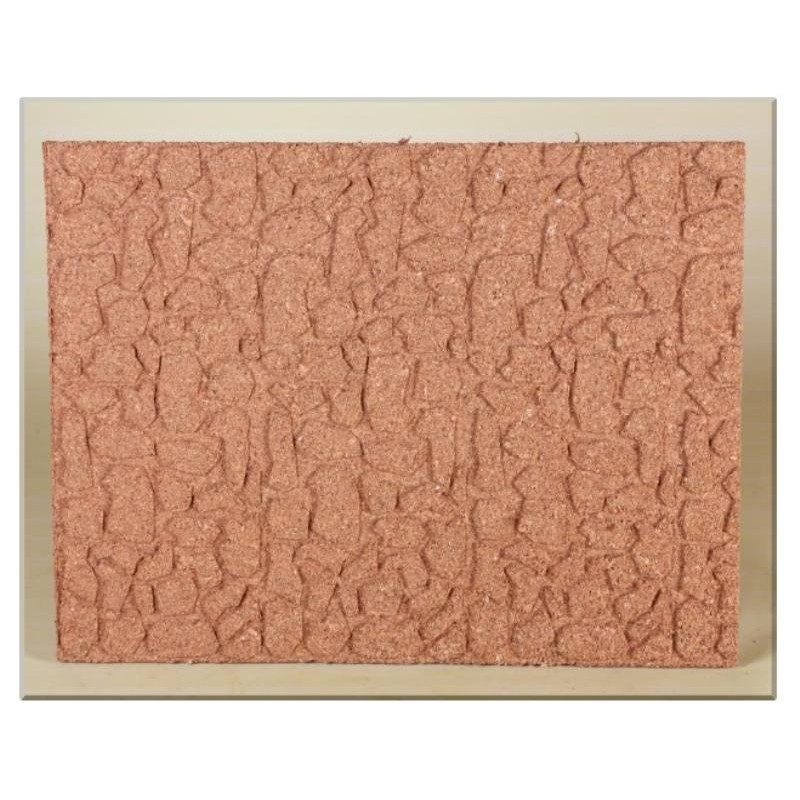 Pann. Sughero Dis. Muro Pietra Sfalsata Cm. 33x25x1 di Rossi-Rosa