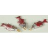 Pesce Cm. 3,9x1,5 - Se 10076 di Rossi-Rosa