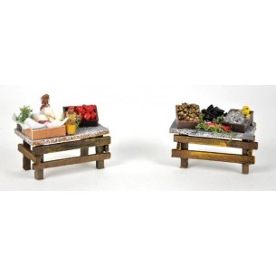 Banco Cm.9x5x6,5 in Legno (6 Mod. Ass.) di Rossi-Rosa