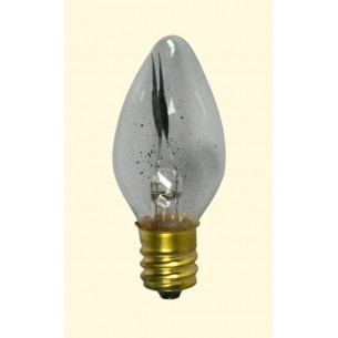 Lampada Effetto Fiamma Mm. 22x56, Att. E12,1,5 W,220 V di Rossi-Rosa