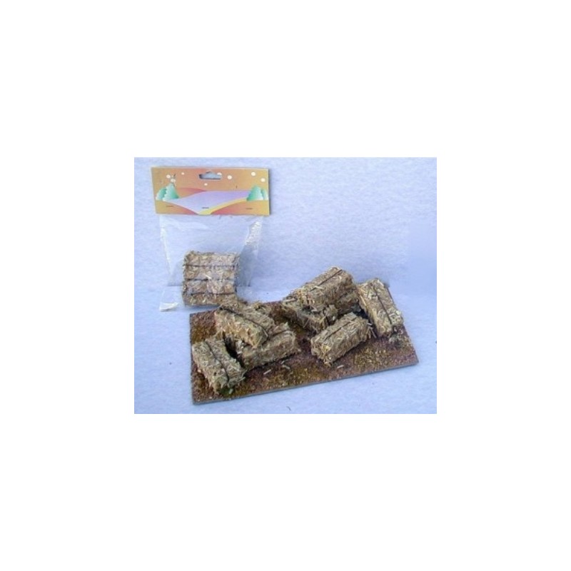 Balla Paglia Cm. 4x2x2- Set 3 Pz. di Rossi-Rosa