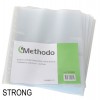Confezione da 50 Buste Trasparenti Forate Formato 22x30 Goffrate Strong di Caimi