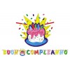 Festone Kit Scritta Maxi Buon Compl. Torta Cm.600 di Big Party