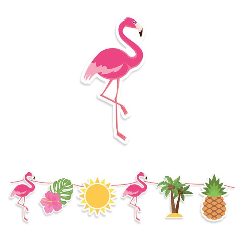 Festone Kit Maxi Flamingo Party Cm.400 di Big Party