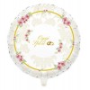 Palloncino Mylar Tondo Cm.60 Romantic Wedding (24") di Big Party