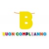Festone Kit Scritta Maxi Buon Compleanno Cm.600 di Big Party